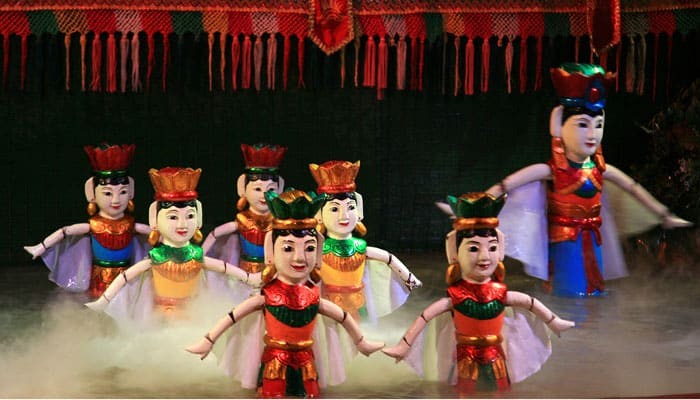 show de marionetes de água
