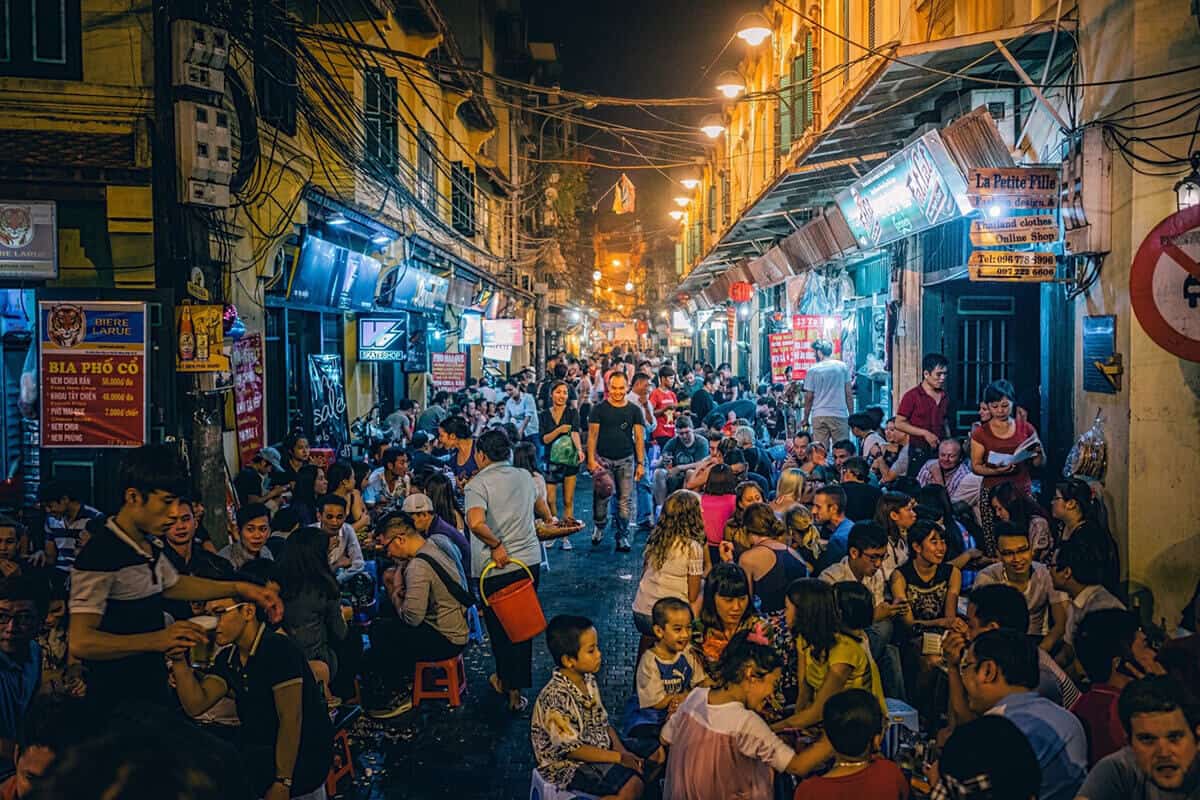 Bairro antigo de Hanói