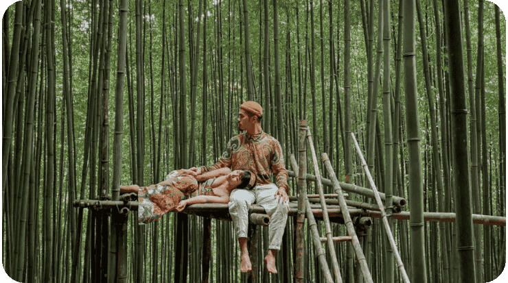 Floresta de bambu